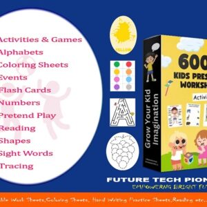 6000+ Kids Pre School Work Sheets